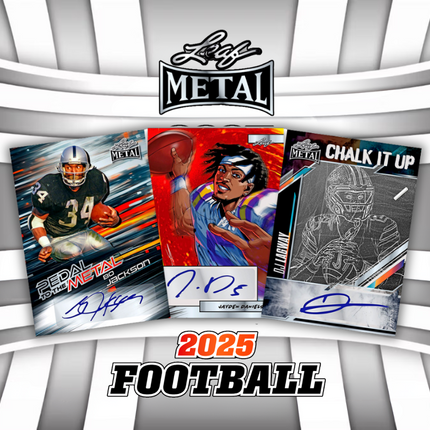 2025 Leaf Metal Football Hobby Box