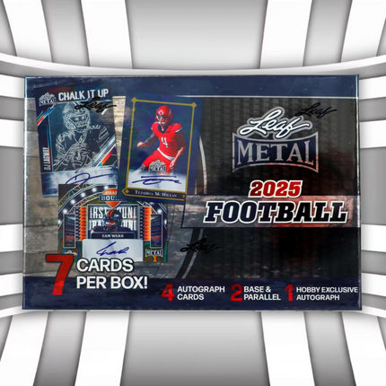 2025 Leaf Metal Football Hobby Box