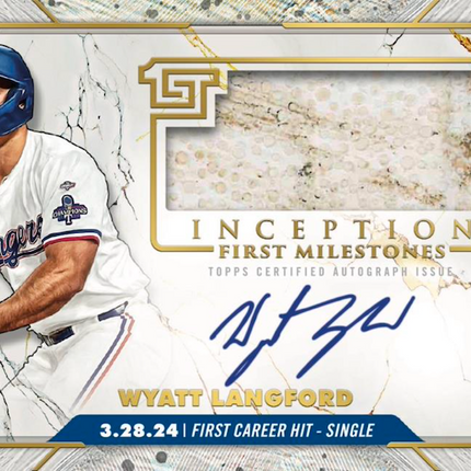 2024 Topps Inception Baseball Hobby Box