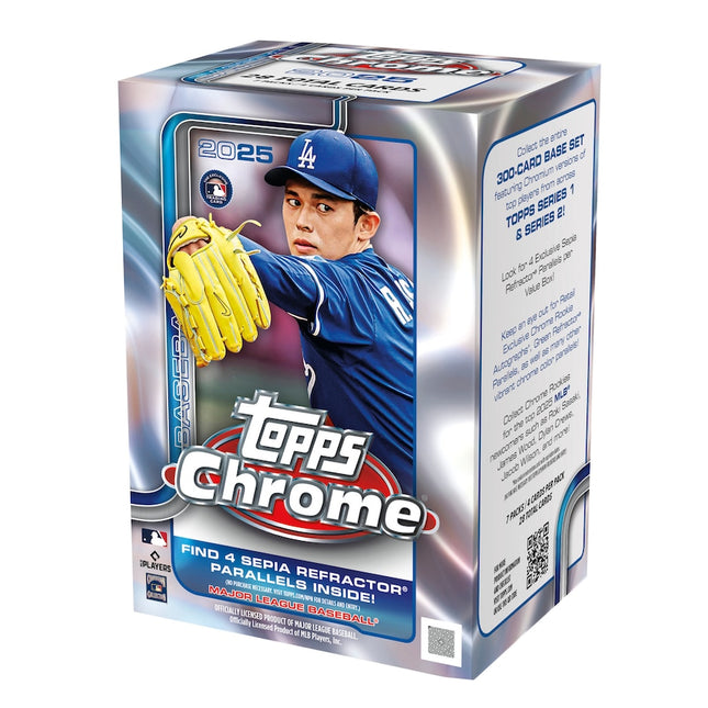 Topps Chrome Baseball Blaster Box 2025