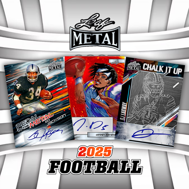 2025 Leaf Metal Football Hobby Box