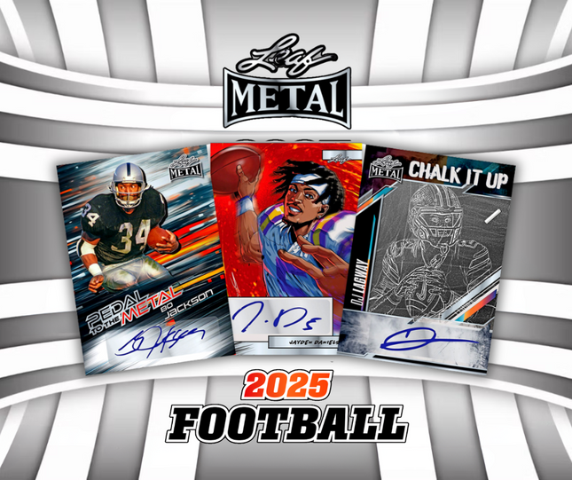 2025 Leaf Metal Football Hobby Box