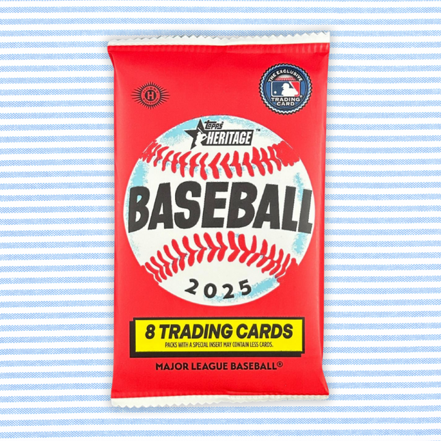 2025 Topps Heritage Baseball Hobby Pack