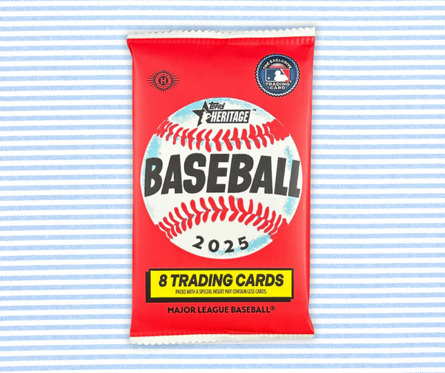 2025 Topps Heritage Baseball Hobby Pack