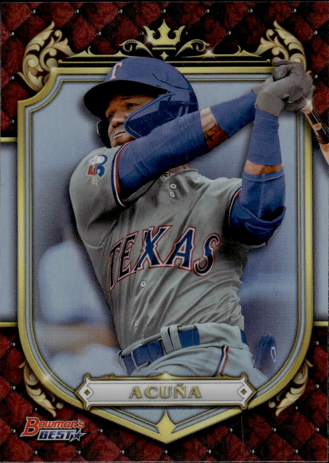 2022 Bowman's Best #PR-10 Luisangel Acuña Prospective Royalty