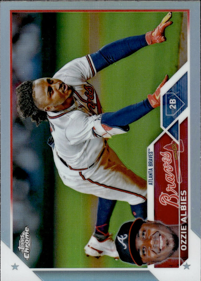 2023 Topps Chrome #196 Ozzie Albies Refractors