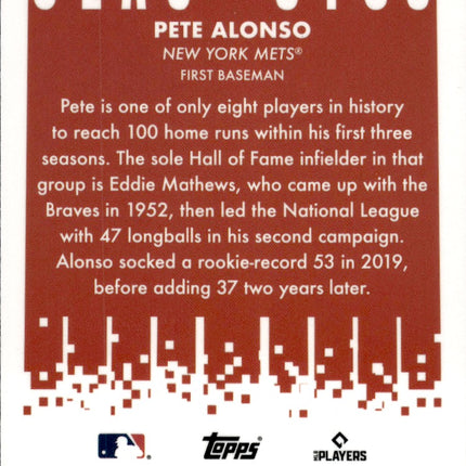 2022 Topps Chrome #NC-8 Pete Alonso New Classics