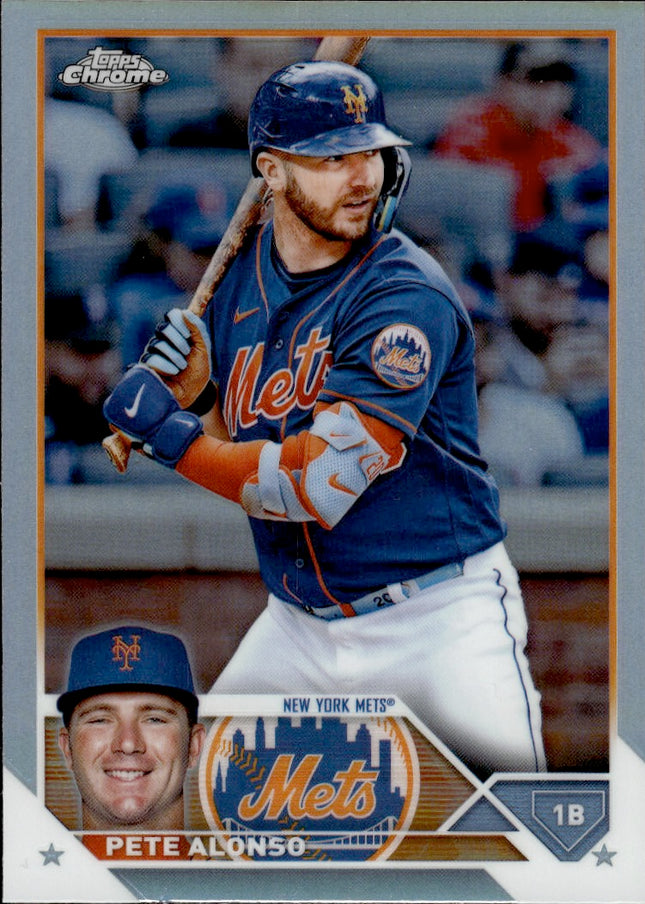 2023 Topps Chrome #75 Pete Alonso Refractors