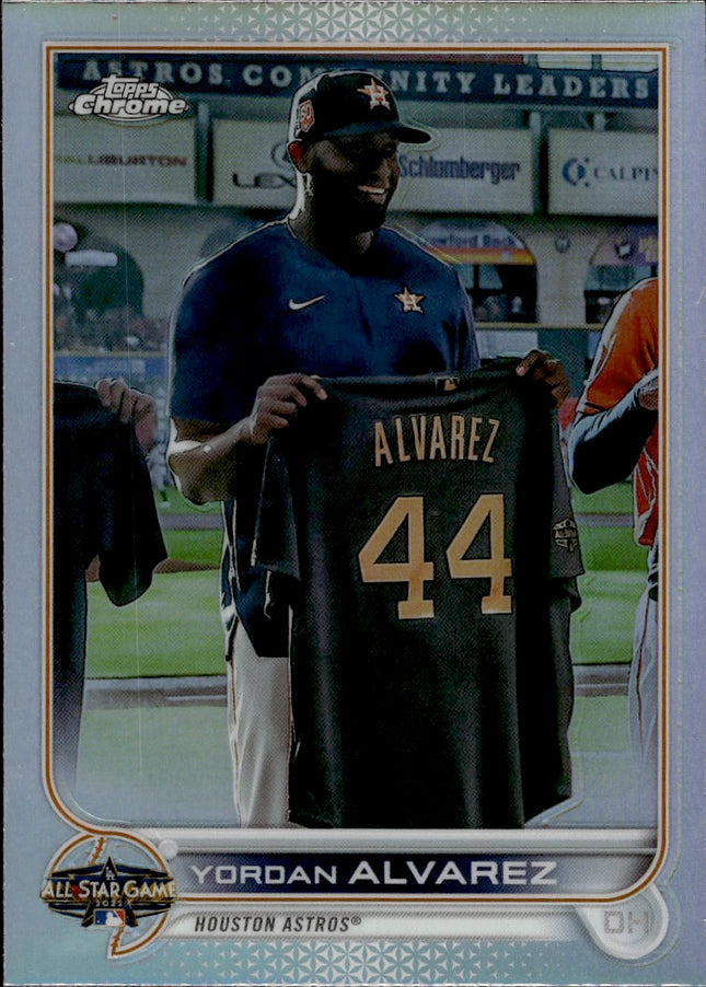 2022 Topps Chrome Update #ASGC-27 Yordan Alvarez 2022 All-Star Game Chrome