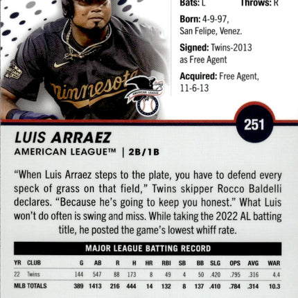 2023 Topps Pristine #251 Luis Arraez