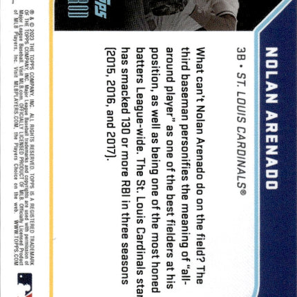 2023 Topps x J-Rod The Show Out Collection #40 Nolan Arenado