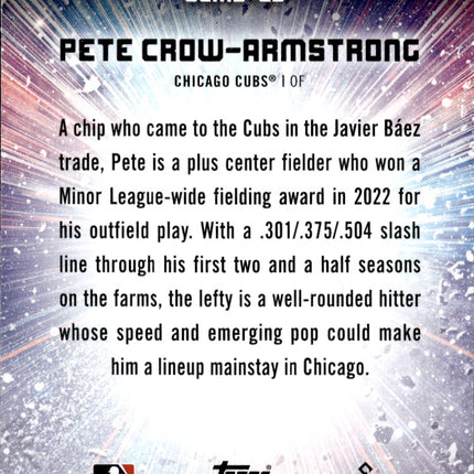 2024 Topps #CSMLB-25 Pete Crow-Armstrong Stars of MLB Chrome