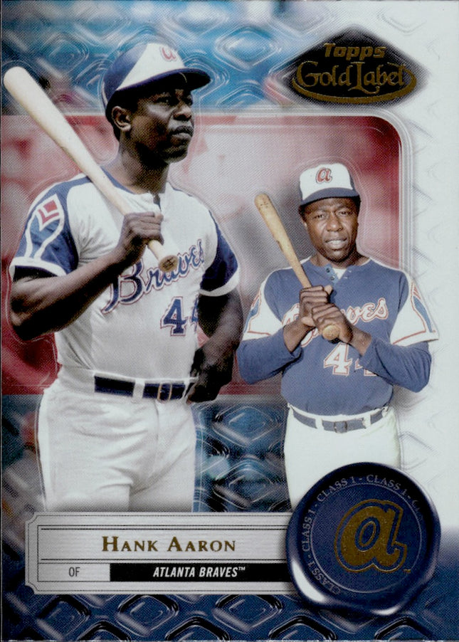 2022 Topps Gold Label #69 Hank Aaron