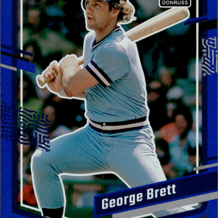 2023 Donruss #185 George Brett Holo Blue