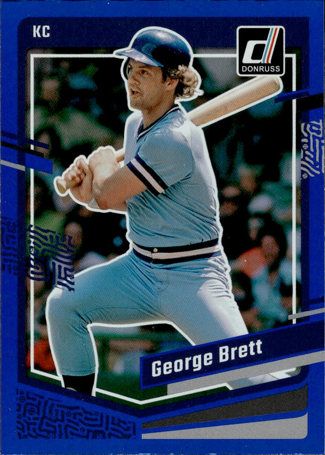 2023 Donruss #185 George Brett Holo Blue
