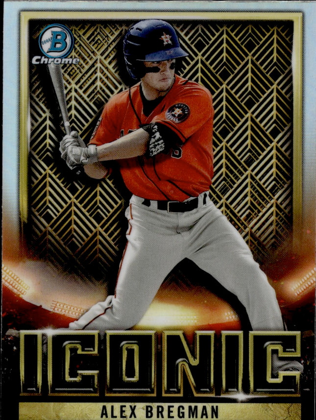 2023 Bowman Chrome #BI-17 Alex Bregman Bowman Iconic Atomic Refractor #/150