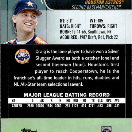 2022 Stadium Club #213 Craig Biggio Red Foil