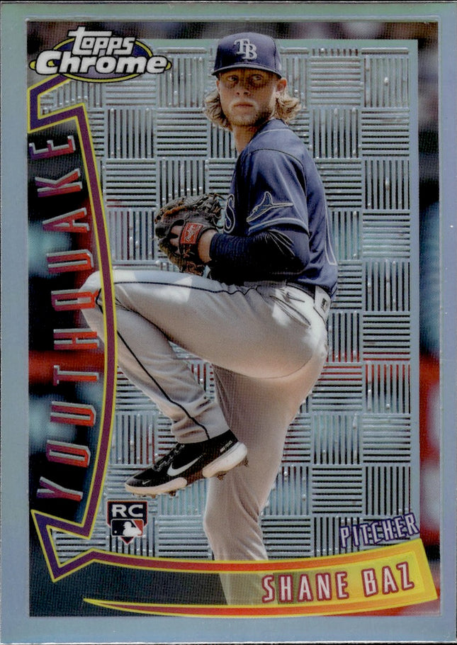 2022 Topps Chrome Sonic #YQ-11 Shane Baz 1996 Youthquake