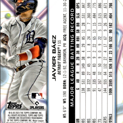 2023 Topps Chrome Cosmic #23 Javier Báez