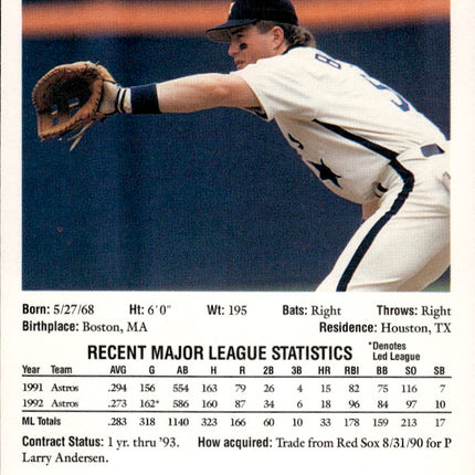 1993 Donruss #428 Jeff Bagwell