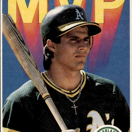 1989 Donruss #BC-5b Jose Canseco Bonus MVP's