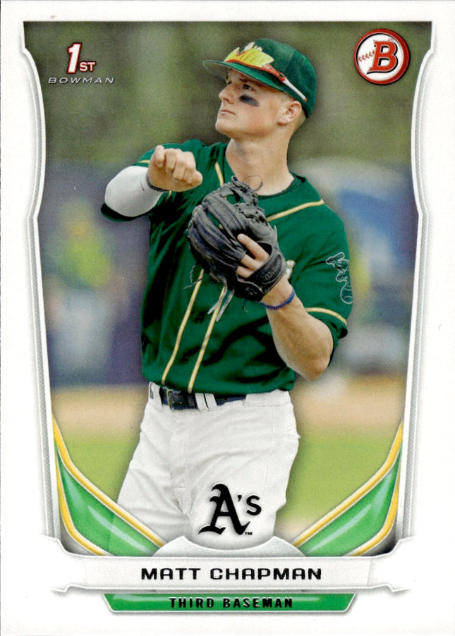 2014 Bowman Draft #DP21 Matt Chapman