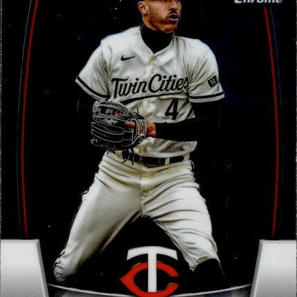 2023 Bowman Chrome #85 Carlos Correa Refractor #/499