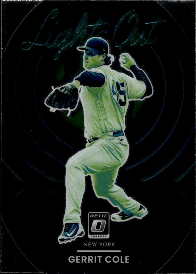 2022 Donruss Optic #LO-13 Gerrit Cole Lights Out