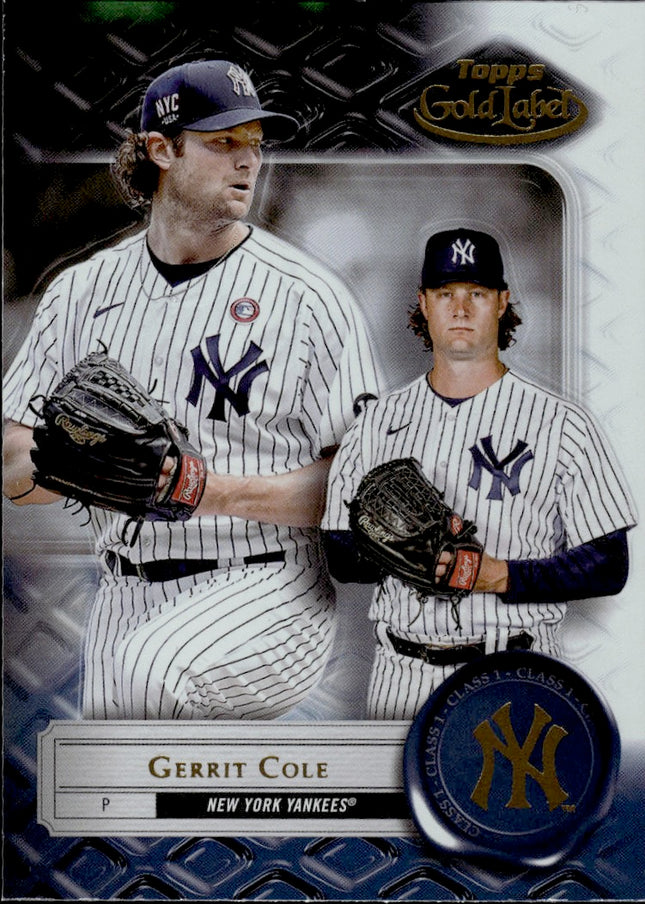 2022 Topps Gold Label #98 Gerrit Cole