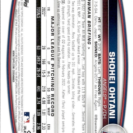 2023 Bowman #51 Shohei Ohtani