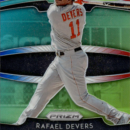 2020 Panini Prizm #B-8 Rafael Devers Brilliance White Wave Prizm
