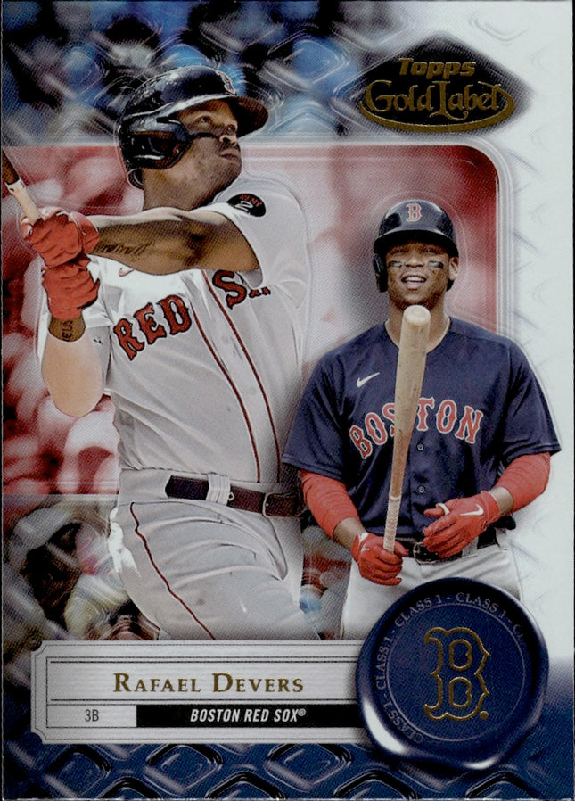 2022 Topps Gold Label #54 Rafael Devers