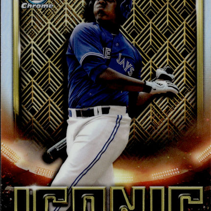 2023 Bowman Chrome #BI-12 Vladimir Guerrero Jr. Bowman Iconic Mojo Refractor