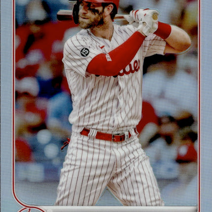 2022 Topps Chrome #220 Bryce Harper Refractor