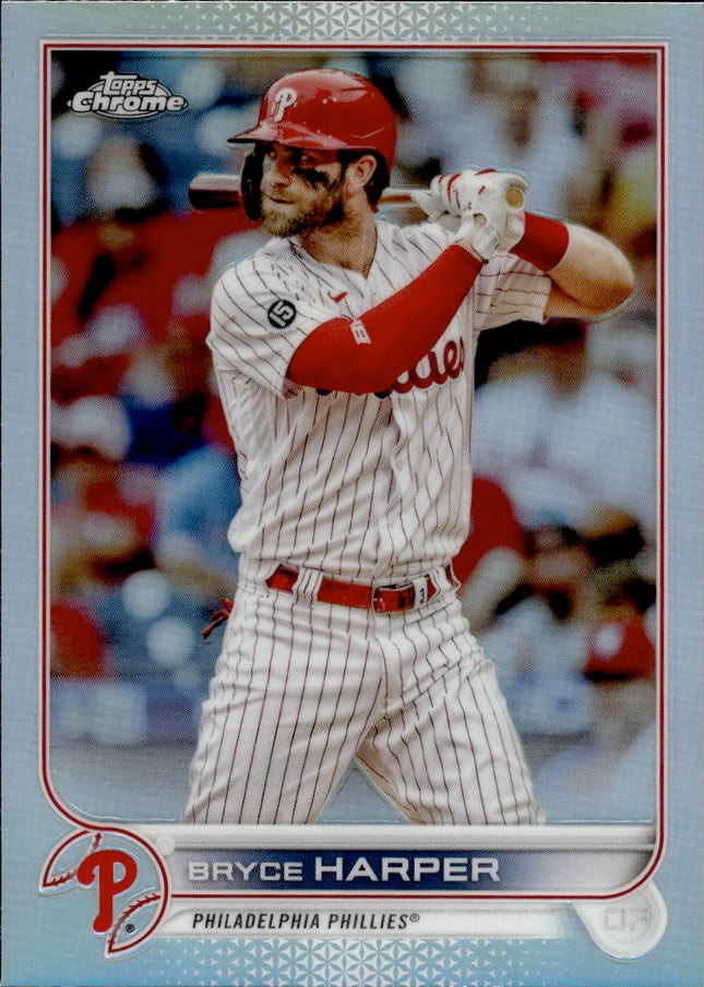 2022 Topps Chrome #220 Bryce Harper Refractor