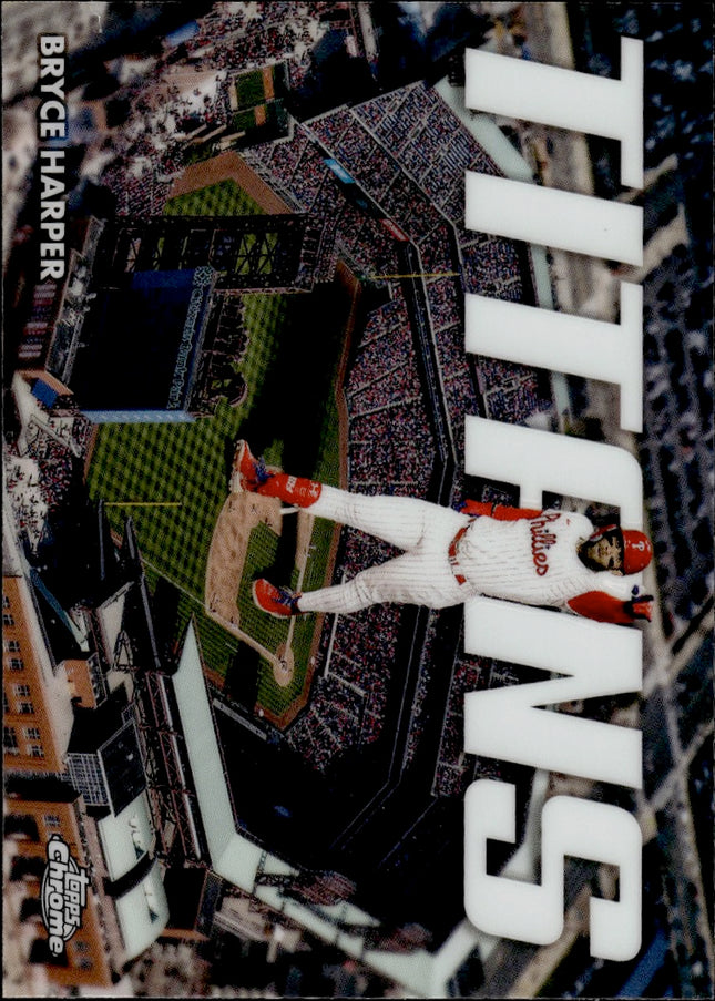 2023 Topps Chrome #CT-2 Bryce Harper Titans