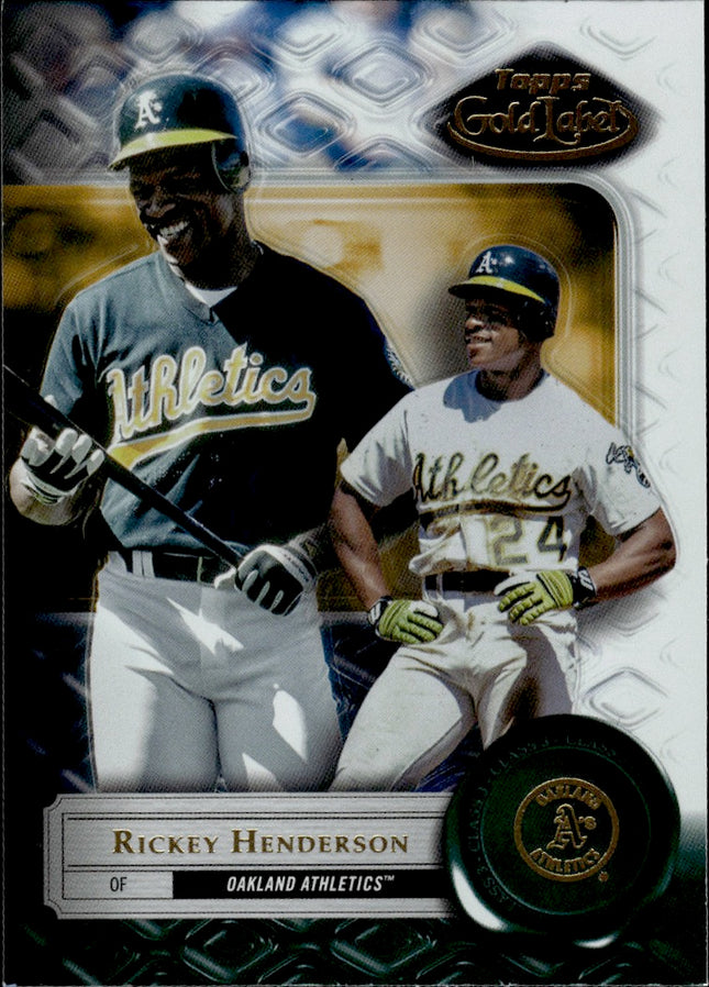 2022 Topps Gold Label #35 Rickey Henderson Class 3