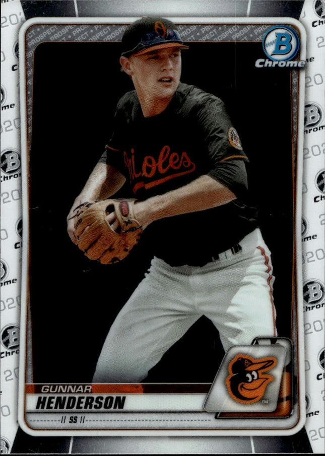 2020 Bowman #BCP-134 Gunnar Henderson Chrome Prospects