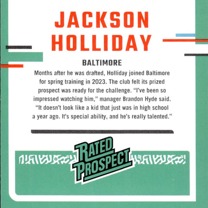 2023 Donruss #76 Jackson Holliday