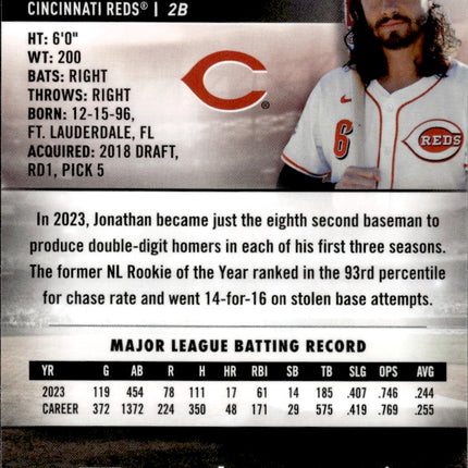2024 Stadium Club #19 Jonathan India Chrome