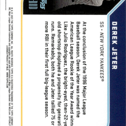 2023 Topps x J-Rod The Show Out Collection #23 Derek Jeter