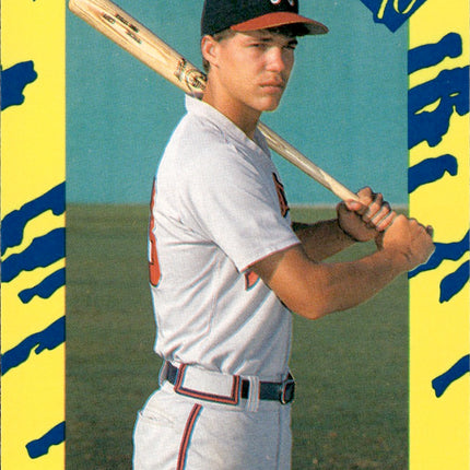 1990 Classic Yellow #T92 Chipper Jones