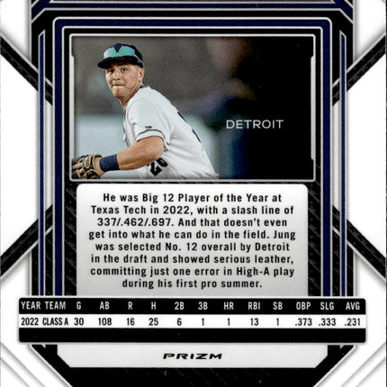 2023 Panini Prizm #77 Jace Jung