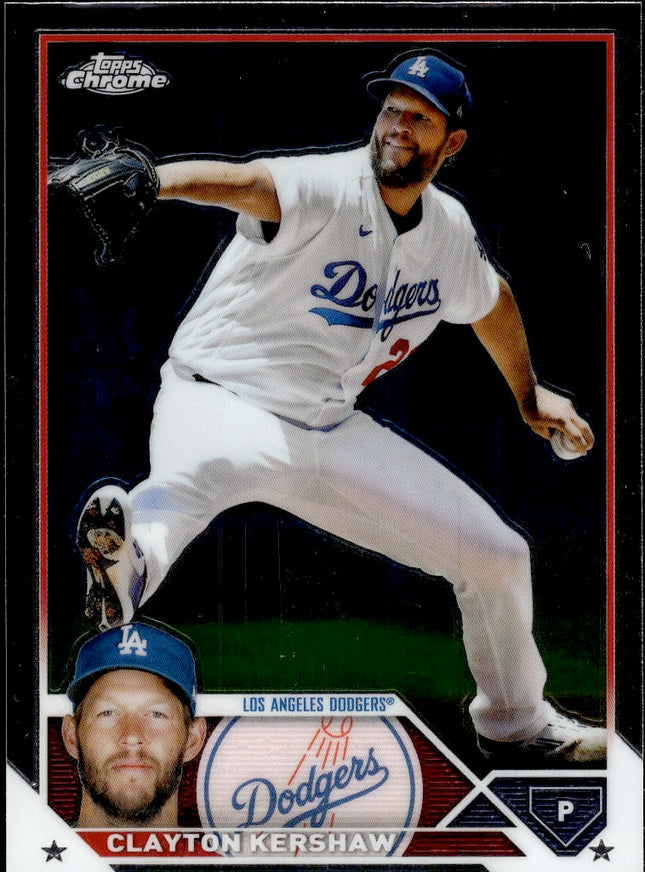 2023 Topps Chrome #77 Clayton Kershaw