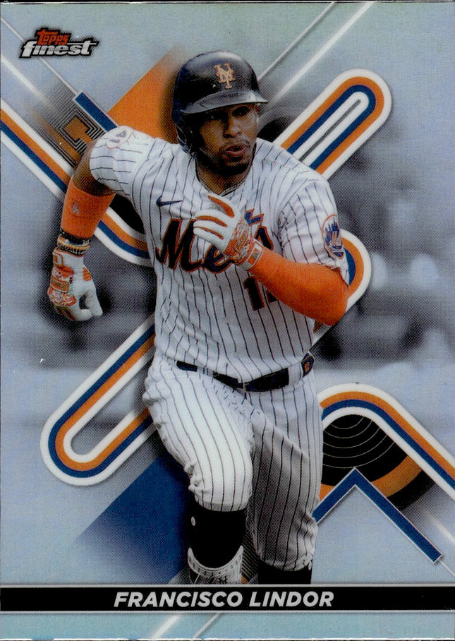 2022 Finest #73 Francisco Lindor Refractors