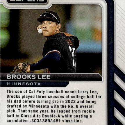 2023 Panini Prizm #FS3 Brooks Lee Future Supers