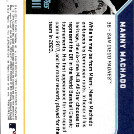 2023 Topps x J-Rod The Show Out Collection #31 Manny Machado