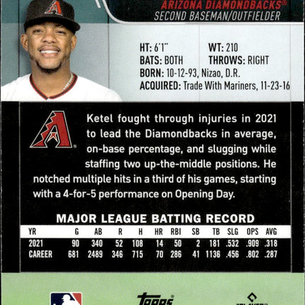 2022 Stadium Club #256 Ketel Marte