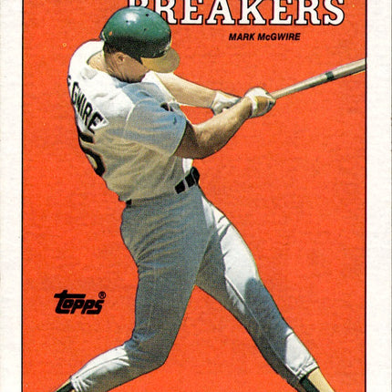 1988 Topps #3b Mark McGwire
