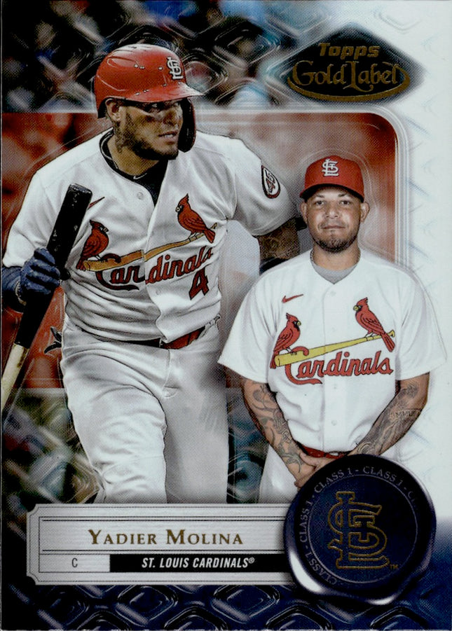 2022 Topps Gold Label #45 Yadier Molina
